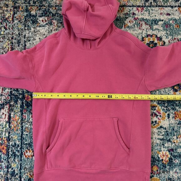 Athleta Girl Pink Retroactive Oversized Hoodie Size XL/14 - Picture 4 of 7